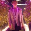 Matthew Beige Suede Coat