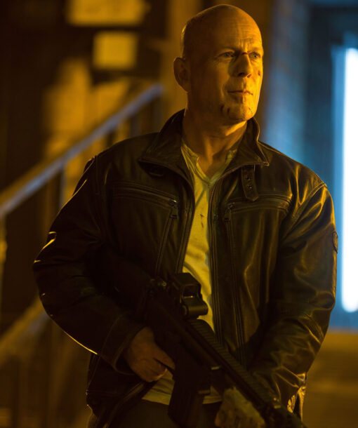 Bruce Willis Black Jacket