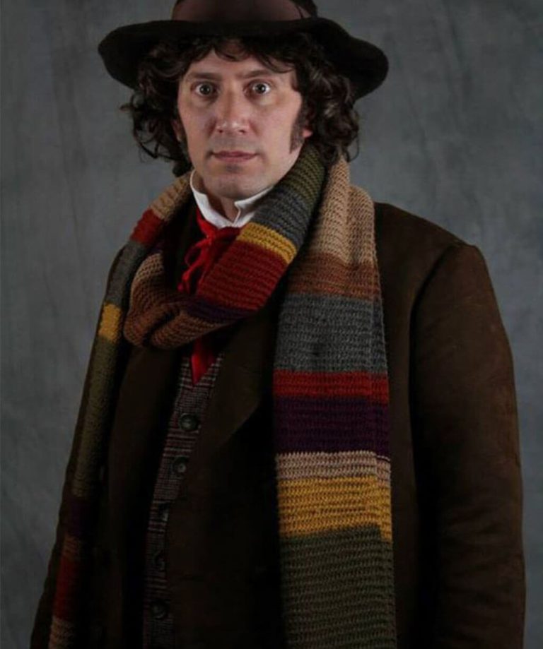 Doctor Who Tom Baker Fourth Doctor Brown Trench Coat