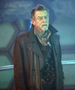 John Hurt Brown Distressed Coat