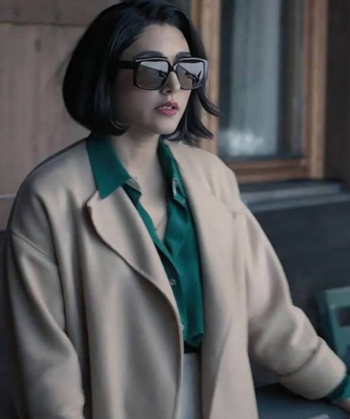 Golshifteh Farahani Beige Trench Coat