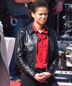 Gugu Mbatha-Raw Lift Abby Leather Jacket