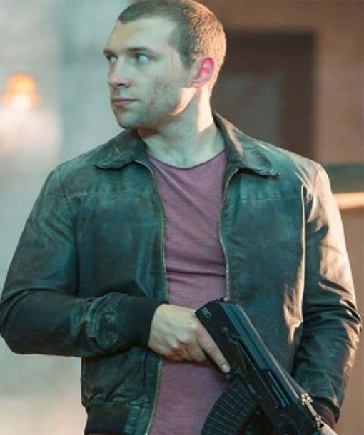 Jai Courtney Leather Jacket