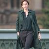 Rebecca Ferguson Green Coat