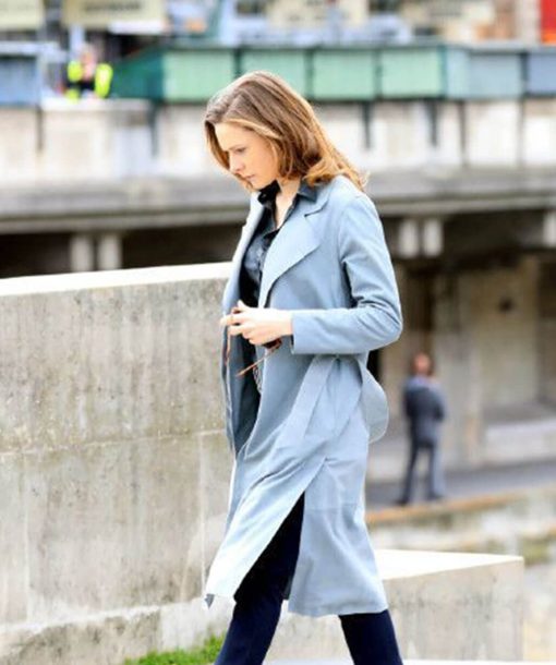 Rebecca Ferguson Grey Coat