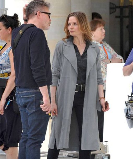 Rebecca Ferguson Grey Coat