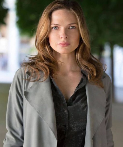 Rebecca Ferguson Grey Coat