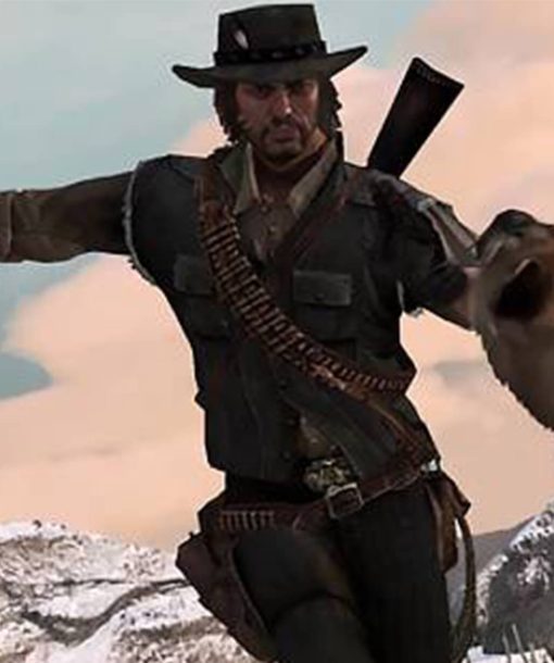 thumbnail image 2 of John Marston Style Cowboy Hat With Feather - RDR2 Cosplay Costume Accessory 2 of 4