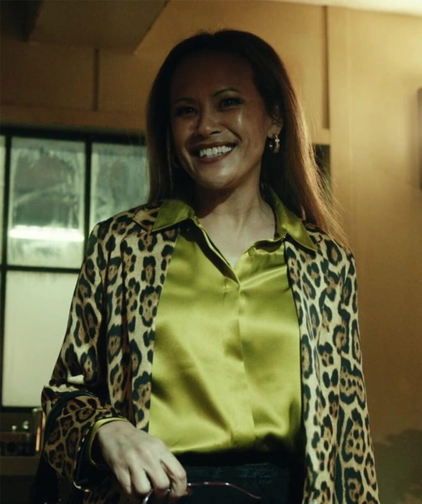The Gentlemen Season 1 Mercy Leopard Print Blazer