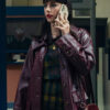 Susie Glass Burgundy Coat