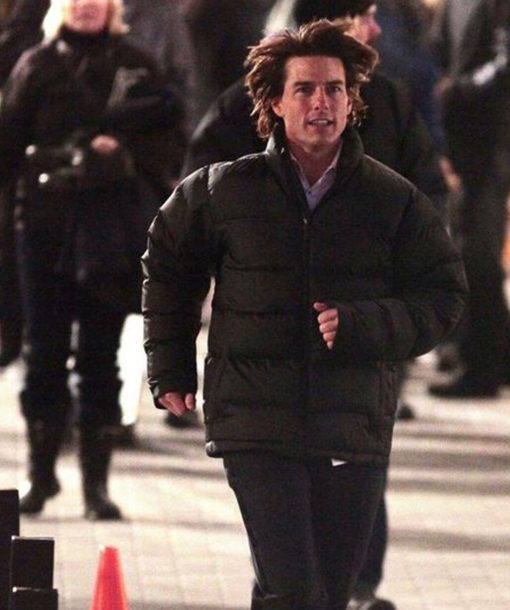 Tom Cruise Black Puffer Jacket