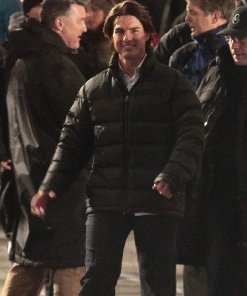 Tom Cruise Black Puffer Jacket