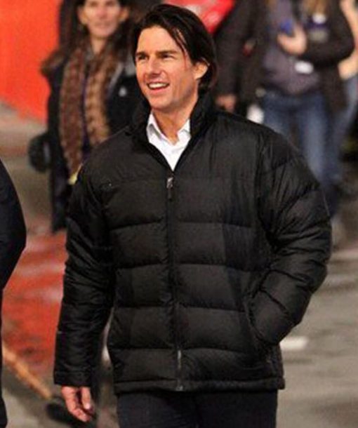 Tom Cruise Black Puffer Jacket