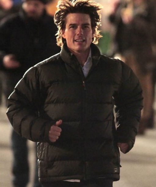 Tom Cruise Black Puffer Jacket