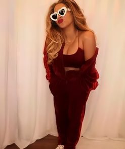 Beyoncé Velvet Tracksuit