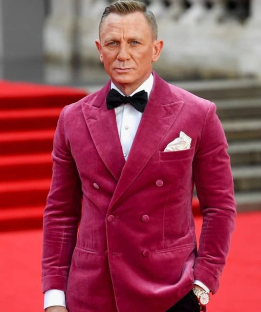 Daniel Craig Velvet Blazer