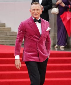 Daniel Craig Velvet Blazer