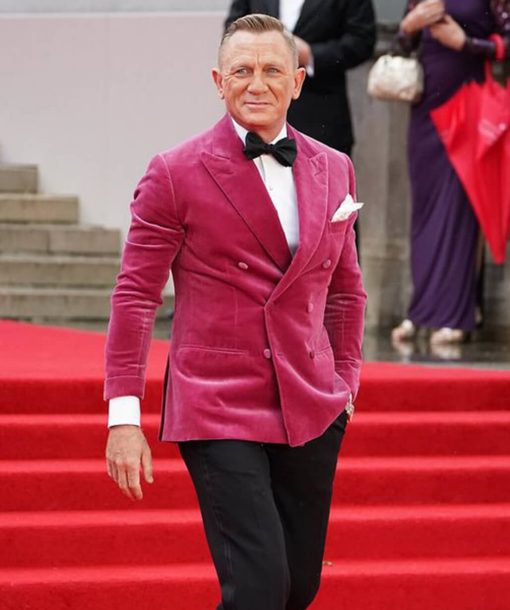 Daniel Craig Velvet Blazer