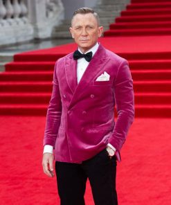 Daniel Craig Velvet Blazer