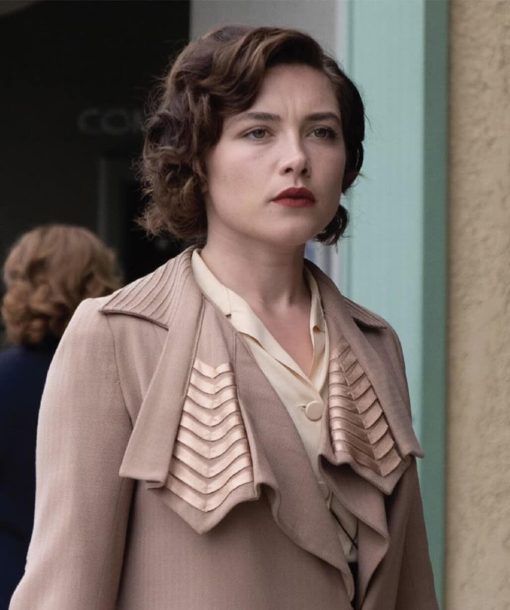 Florence Pugh Wool Coat