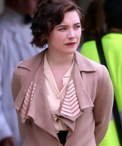 Florence Pugh Wool Coat