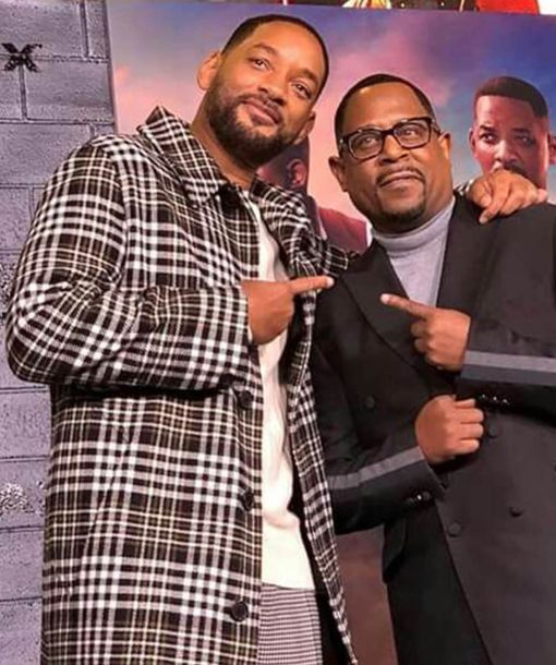 Will Smith Plaid Coat