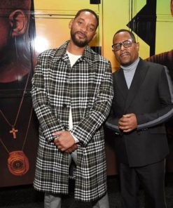 Will Smith Plaid Coat
