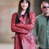 Madame Web Leather Coat