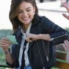 Lucy Hale Black Leather Jacket