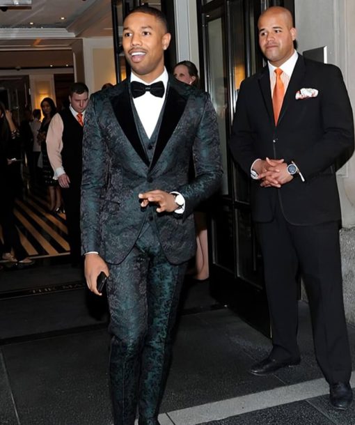 Michael B. Jordan Black Suit