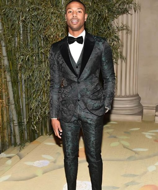 Michael B. Jordan Black Suit