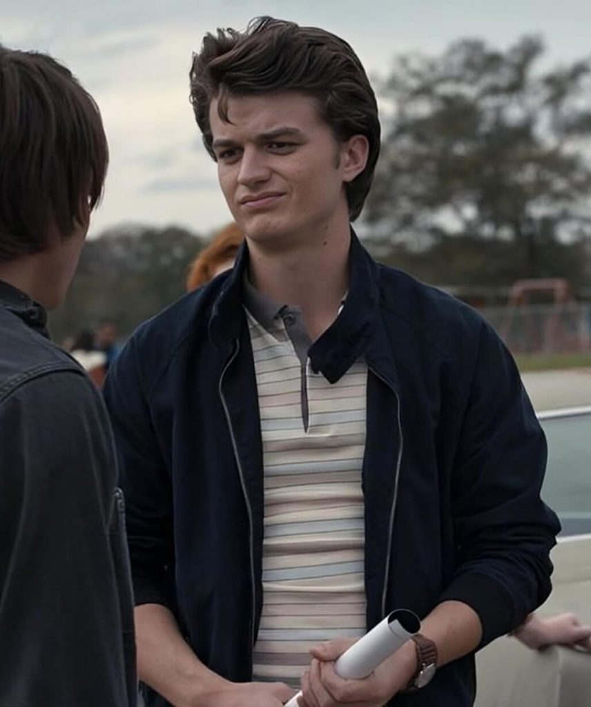 Steve Harrington Stranger Things S1 Blue Bomber Jacket