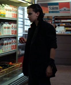Eleven Black Wool Coat