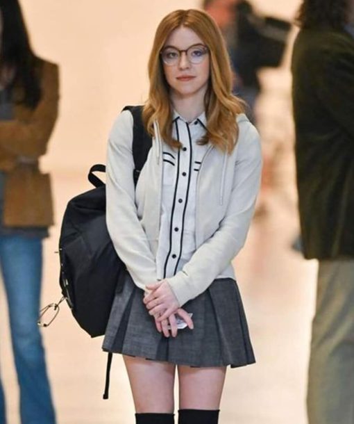 Sydney Sweeney White Jacket