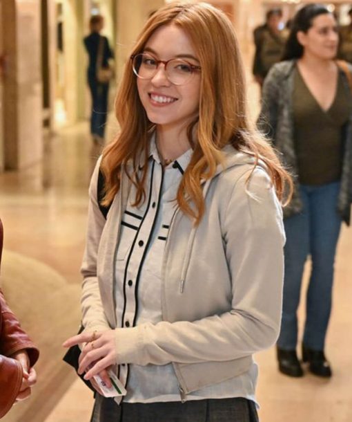 Sydney Sweeney White Jacket