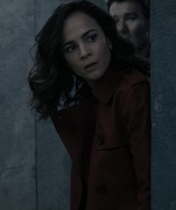 Amanda Lucas Red Coat