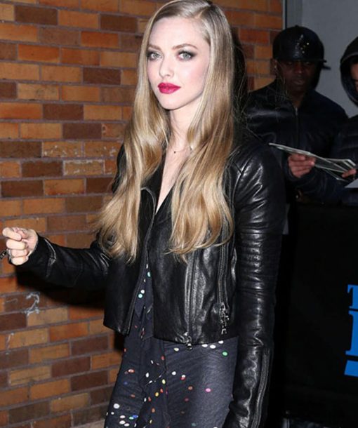 Amanda Seyfried Leather Jacket