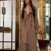Solène Beige Cotton Coat
