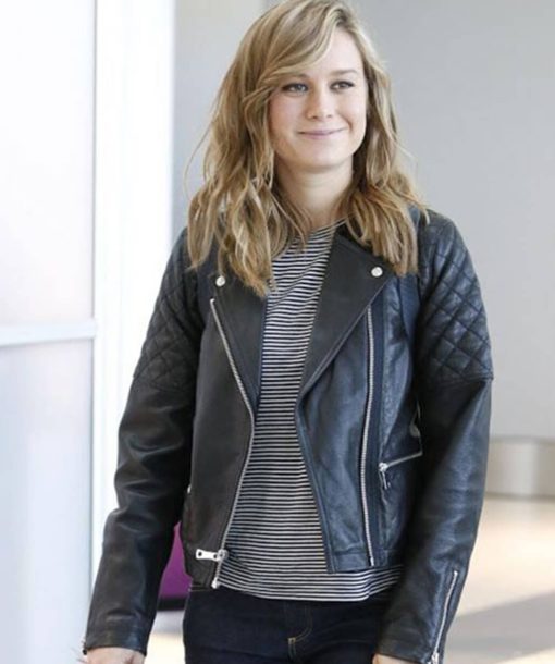 Brie Larson Black Jacket