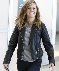 Brie Larson Black Jacket