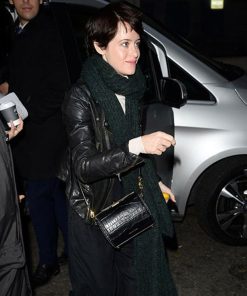 Claire Foy Leather Jacket