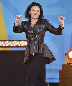 Demi Lovato Black Jacket