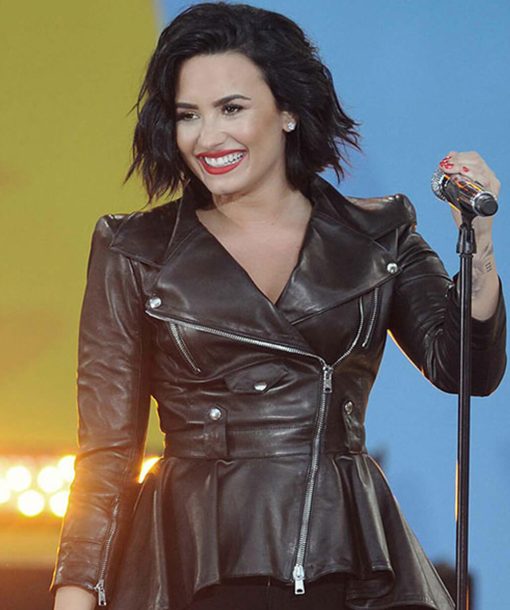 Demi Lovato Black Jacket