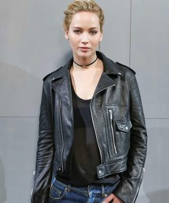 Jennifer Lawrence Biker Jacket
