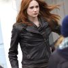 Karen Gillan Leather Jacket