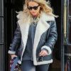 Rita Ora Shearling Jacket