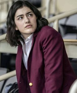 Fia Baxter Maroon Coat