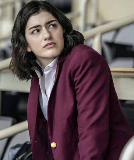 Fia Baxter Maroon Coat