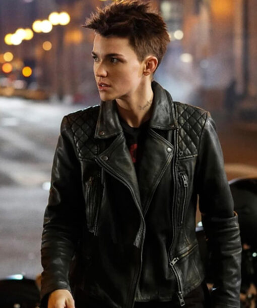Batwoman Black Biker Jacket
