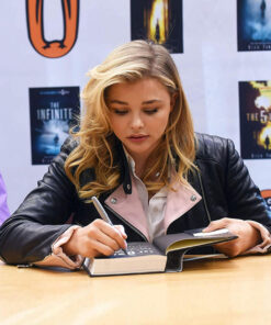 Chloe Grace Moretz Black Jacket
